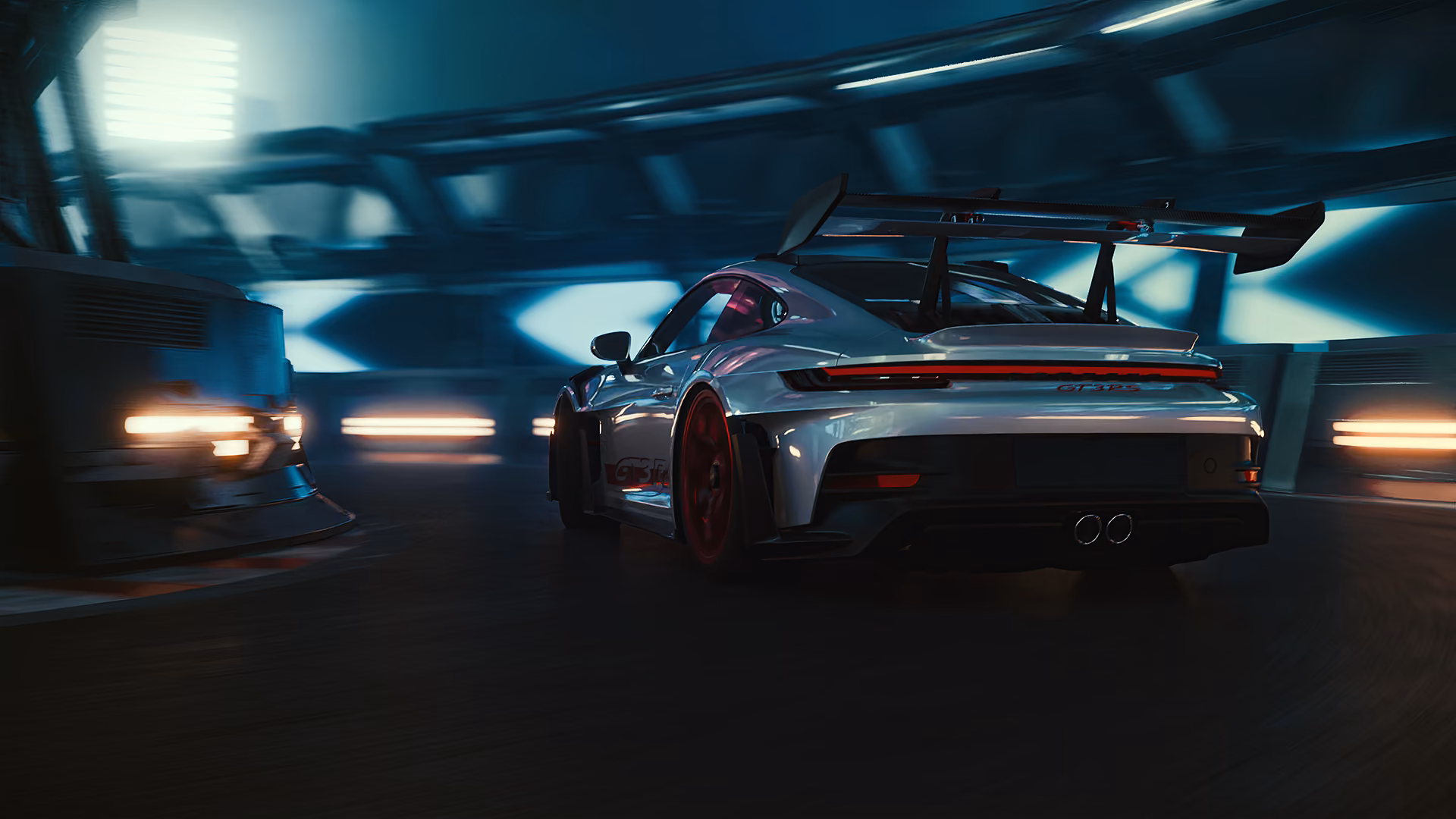 Porsche 911 GT3 R CGI render by Night Wolves Studio